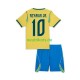 Fußballtrikot Brasilien Neymar JR 10 Kinder Heim World Cup 2026 Kurzarm