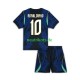 Fußballtrikot Brasilien Ronaldinho 10 Kinder Auswärts World Cup 2026 Kurzarm