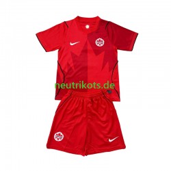 Fußballtrikot Kanada Kinder Heim World Cup 2026 Kurzarm