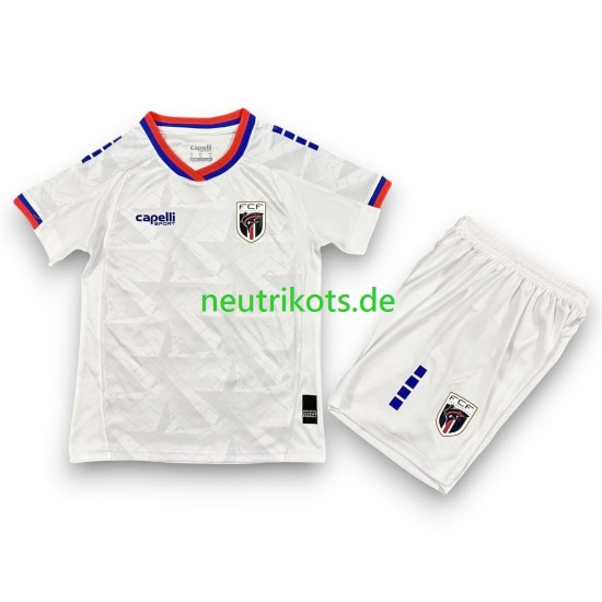 Fußballtrikot Cape Verde Kinder Auswärts World Cup 2026 Kurzarm