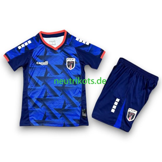Fußballtrikot Cape Verde Kinder Heim World Cup 2026 Kurzarm
