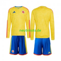 Fußballtrikot Kolumbien Kinder Heim World Cup 2026 Langarm Fußballtrikot Kolumbien Kinder Heim World Cup 2026 Langarm
