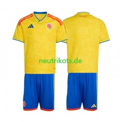 Fußballtrikot Kolumbien Kinder Heim World Cup 2026 Kurzarm Fußballtrikot Kolumbien Kinder Heim World Cup 2026 Kurzarm