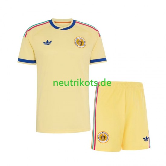 Fußballtrikot Curacao Kinder Auswärts World Cup 2026 Kurzarm