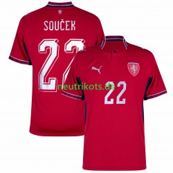 Fußballtrikot Tschechien Soucek 22 Herren Heim World Cup 2026 Kurzarm Fußballtrikot Tschechien Soucek 22 Herren Heim World Cup 2026 Kurzarm