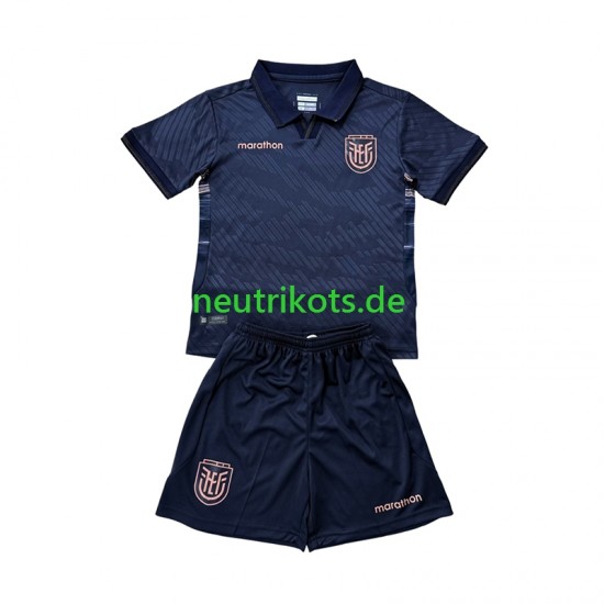 Fußballtrikot Ecuador Kinder Auswärts World Cup 2026 Kurzarm