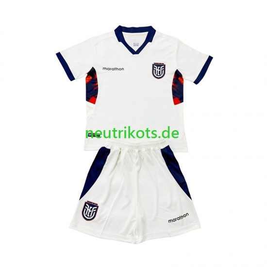 Fußballtrikot Ecuador Kinder Ausweich World Cup 2026 Kurzarm