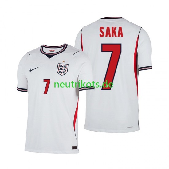 Fußballtrikot England Bukayo Saka 7 Herren Heim World Cup 2026 Kurzarm