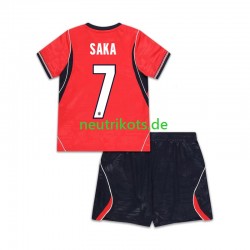 Fußballtrikot England Bukayo Saka 7 Kinder Auswärts World Cup 2026 Kurzarm