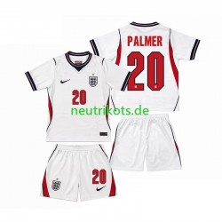 Fußballtrikot England Cole Palmer 20 Kinder Heim World Cup 2026 Kurzarm