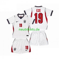 Fußballtrikot England Eberechi Eze 19 Kinder Heim World Cup 2026 Kurzarm