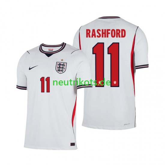 Fußballtrikot England Marcus Rashford 11 Herren Heim World Cup 2026 Kurzarm