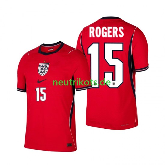 Fußballtrikot England Morgan Rogers 15 Herren Auswärts World Cup 2026 Kurzarm