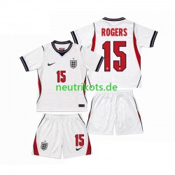 Fußballtrikot England Morgan Rogers 15 Kinder Heim World Cup 2026 Kurzarm