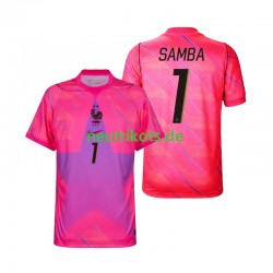 Fußballtrikot Frankreich Brice Samba 1 Torwart Herren Auswärts World Cup 2026 Kurzarm