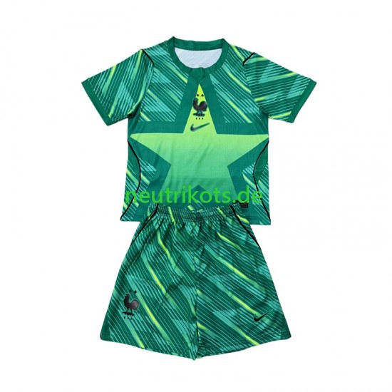 Fußballtrikot Frankreich Torwart Kinder Ausweich World Cup 2026 Kurzarm
