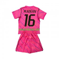 Fußballtrikot Frankreich Mike Maignan 16 Torwart Kinder Auswärts World Cup 2026 Kurzarm