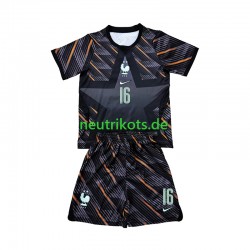 Fußballtrikot Frankreich Mike Maignan 16 Torwart Kinder Heim World Cup 2026 Kurzarm