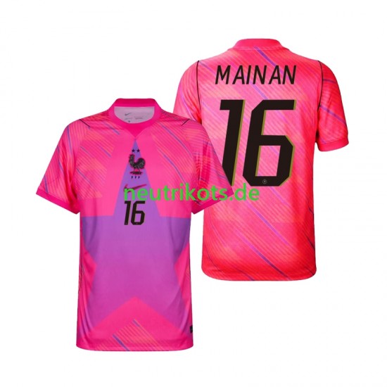 Fußballtrikot Frankreich Mike Maignan 16 Torwart Herren Auswärts World Cup 2026 Kurzarm