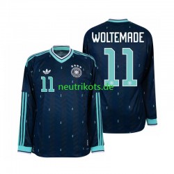 Fußballtrikot Deutschland Nick Woltemade 11 Herren Auswärts World Cup 2026 Langarm Fußballtrikot Deutschland Nick Woltemade 11 Herren Auswärts World Cup 2026 Langarm