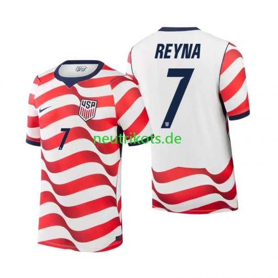 Fußballtrikot Giovanni Reyna 7 Herren Heim World Cup 2026 Kurzarm