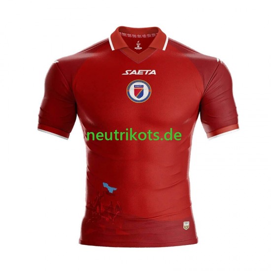Fußballtrikot Haiti Herren Ausweich World Cup 2026 Kurzarm