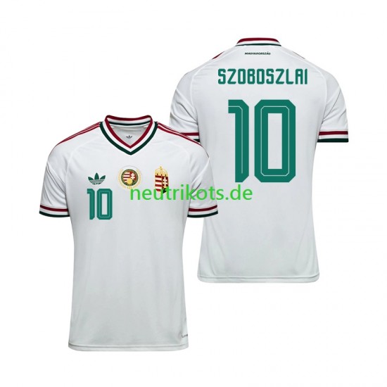 Fußballtrikot Ungarn Dominik Szoboszlai 10 Herren Auswärts World Cup 2026 Kurzarm