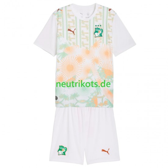 Fußballtrikot Elfenbeinküste Kinder Auswärts World Cup 2026 Kurzarm
