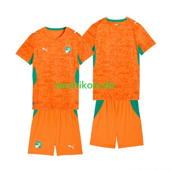 Fußballtrikot Elfenbeinküste Herren Kinder Heim World Cup 2026 Kurzarm