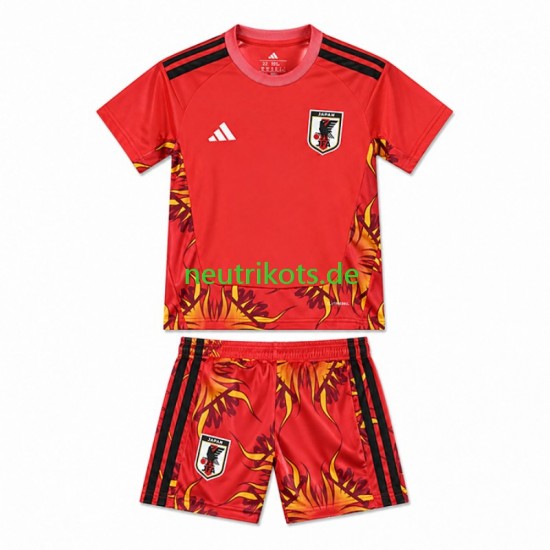 Fußballtrikot Japan Torwart Kinder Heim World Cup 2026 Kurzarm