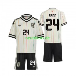 Fußballtrikot Japan Kaishu Sano 24 Kinder Auswärts World Cup 2026 Kurzarm Fußballtrikot Japan Kaishu Sano 24 Kinder Auswärts World Cup 2026 Kurzarm