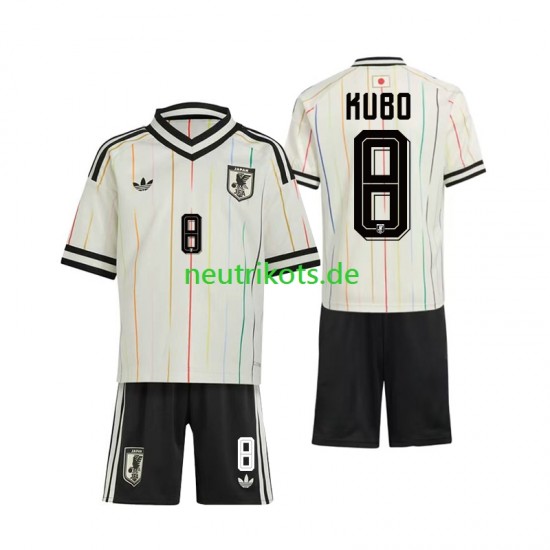Fußballtrikot Japan Kubo 8 Kinder Auswärts World Cup 2026 Kurzarm