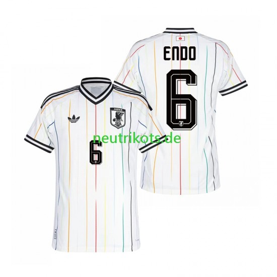 Fußballtrikot Japan Wataru Endo 6 Herren Auswärts World Cup 2026 Kurzarm