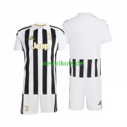 Fußballtrikot Juventus Turin Kinder Heim 2026-2027 Kurzarm