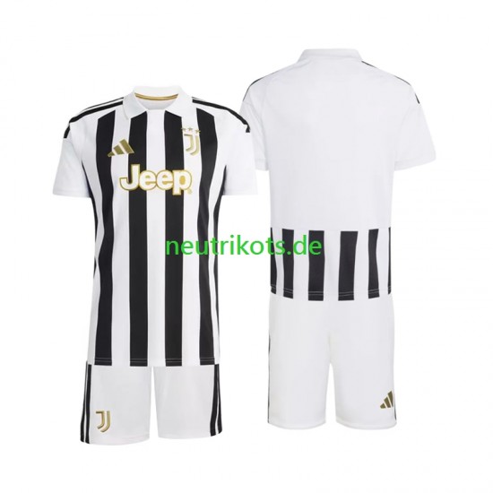 Fußballtrikot Juventus Turin Kinder Heim 2026-2027 Kurzarm