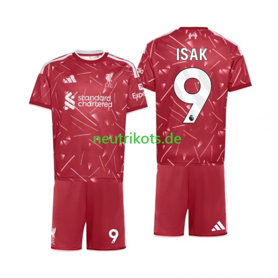 Fußballtrikot Liverpool Alexander Isak 9 Kinder Heim 2026-2027 Kurzarm
