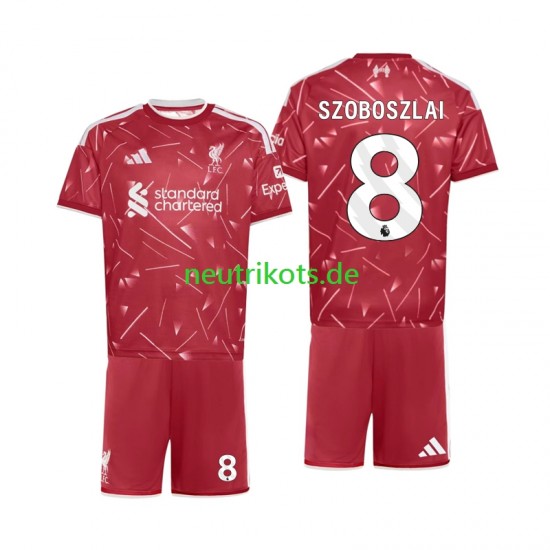 Fußballtrikot Liverpool Dominik Szoboszlai 8 Kinder Heim 2026-2027 Kurzarm