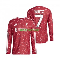 Fußballtrikot Liverpool Florian Wirtz 7 Herren Heim 2026-2027 Langarm