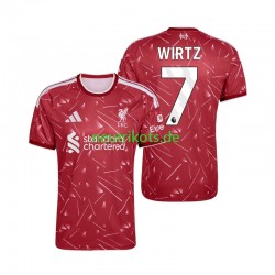 Fußballtrikot Liverpool Florian Wirtz 7 Herren Heim 2026-2027 Kurzarm