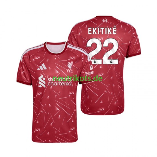 Fußballtrikot Liverpool Hugo Ekitike 22 Herren Heim 2026-2027 Kurzarm