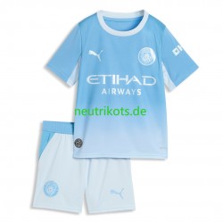 Fußballtrikot Manchester City Kinder Heim 2026-2027 Kurzarm