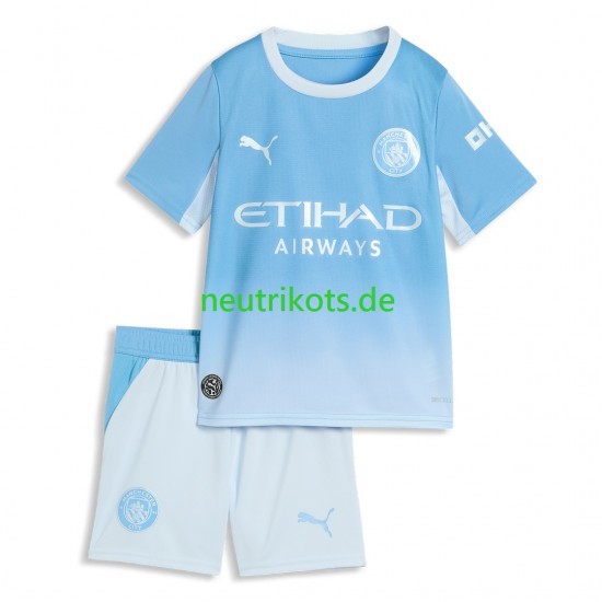 Fußballtrikot Manchester City Kinder Heim 2026-2027 Kurzarm