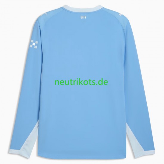 Fußballtrikot Manchester City Herren Heim 2026-2027 Langarm
