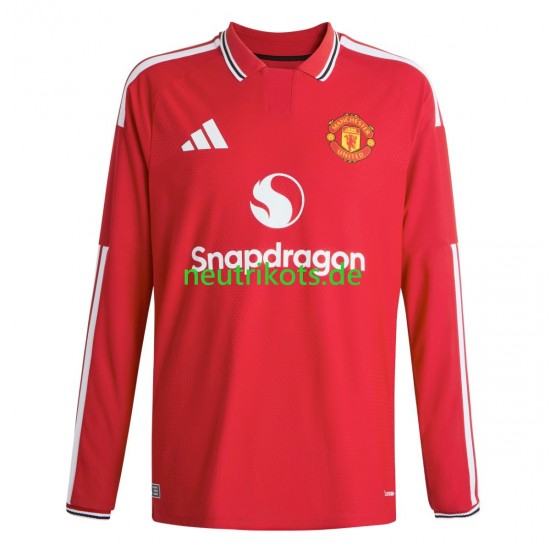 Fußballtrikot Manchester United Herren Heim 2026-2027 Langarm