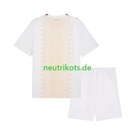 Fußballtrikot Marokko Kinder Auswärts 2026 Kurzarm