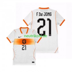 Fußballtrikot Niederlande Frenkie de Jong 21 Herren Auswärts World Cup 2026 Kurzarm Fußballtrikot Niederlande Frenkie de Jong 21 Herren Auswärts World Cup 2026 Kurzarm