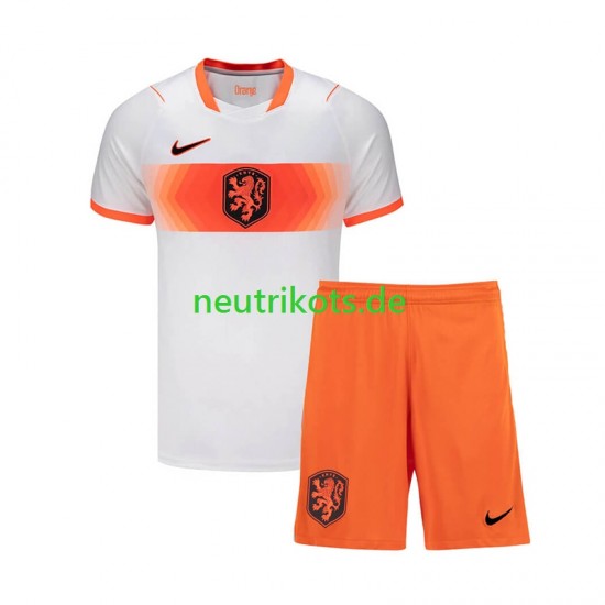 Fußballtrikot Niederlande Kinder Auswärts World Cup 2026 Kurzarm