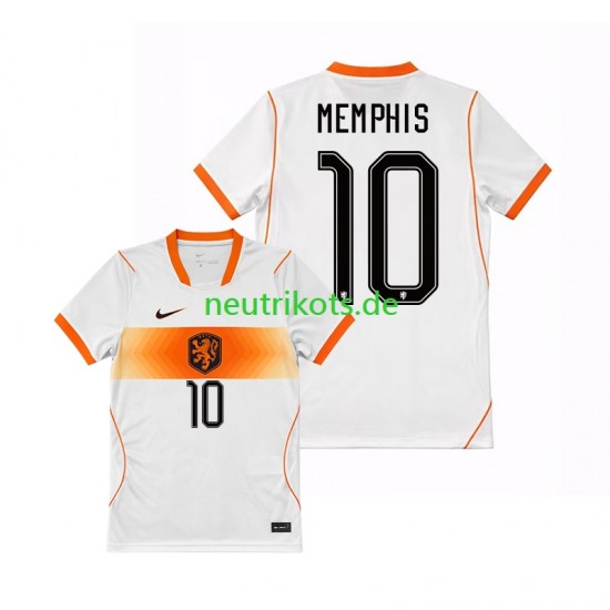 Fußballtrikot Niederlande Memphis Depay 10 Herren Auswärts World Cup 2026 Kurzarm