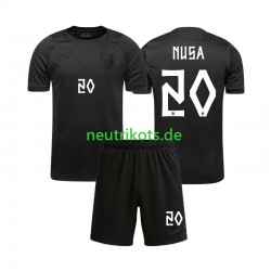Fußballtrikot Norwegen Antonio NUSA 20 Kinder Auswärts World Cup 2026 Kurzarm