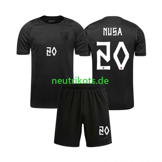 Fußballtrikot Norwegen Antonio NUSA 20 Kinder Auswärts World Cup 2026 Kurzarm